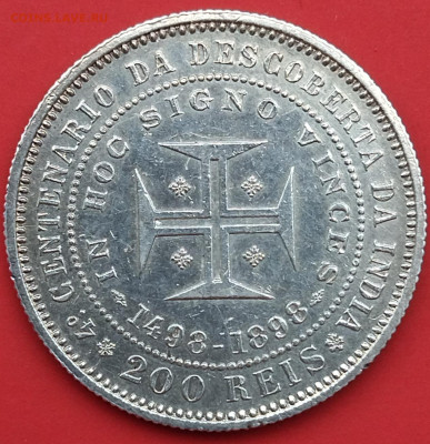 200 рейс, 1898г, Португалия,400 лет Открытию Индии, до 16.12 - 1670868484281