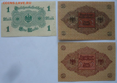 Германия.1 марка 1914г,2 марки 1920г-2шт.До 18.12. 22.00мск - P1450258.JPG