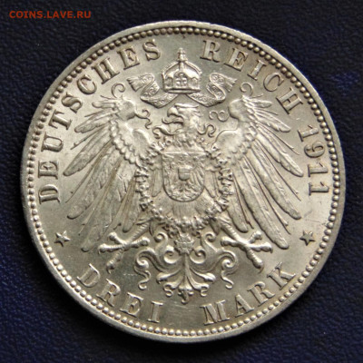 Гамбург. 3 марки 1911 J. aUNC. До 18.12.22. - DSC03489.JPG