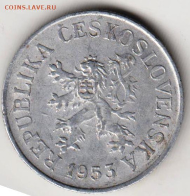 ЧЕХОСЛОВАКИЯ 10 геллеров 1953 г. до 21.12.22 г. в 23.00 - 098