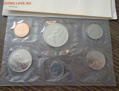 КАНАДА - мягкий годовой набор 1976 в конверте 23.12, 22.00 - Канада набор 1976 конверт_3