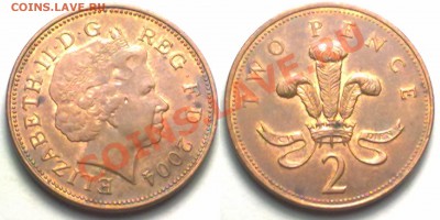 Великобритания 2  PENNY 2004г. до 12.12.11 в 22:00 МСК - 2p2004