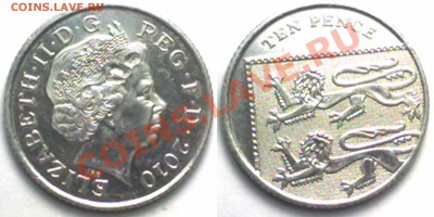 Великобритания 10  PENNY 2010г. до 12.12.11 в 22:00 МСК - 10p2010