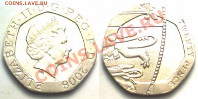 Великобритания 20  PENNY 2008г. до 12.12.11 в 22:00 МСК - 20p2008