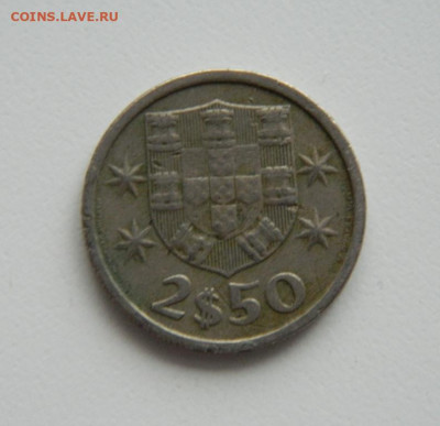 Португалия 2,5 эскудо 1964 г. (Парусник) до 22.12.22 - DSCN4524.JPG