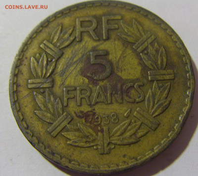 5 франков 1938 Франция №1 23.12.2022 22:00 МСК - CIMG4945.JPG