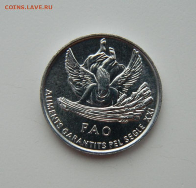 Андорра 1 сентим 1999 г. (Юбилейная) ФАО до 22.12.22 - DSCN5408.JPG