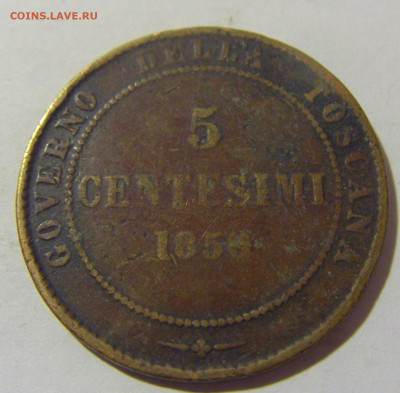 5 чентезимо 1859 Тоскана №1 23.12.2022 22:00 МСК - CIMG4977.JPG