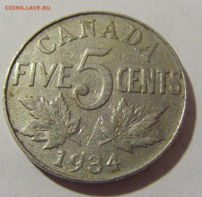 5 центов 1934 Канада №1 24.12.22 22:00 М - CIMG5493.JPG
