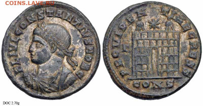 Древний Рим, цезарь Констанций II, 324-327 г.г. до 22.12.22 - cs2192