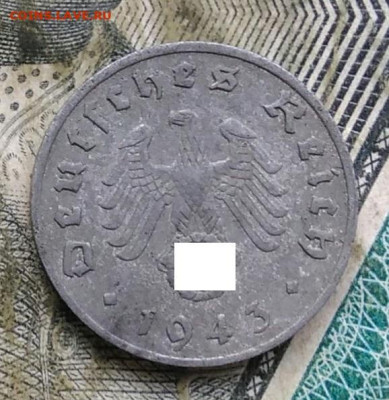 Германия 1 пфенниг 1943 года двор F до 22.12.2022 - IMG_20221206_163358