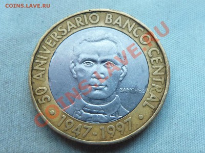 ДОМИНИКАНА 5 песо 1997г. БИМЕТАЛЛ до 12.12.11 в 22-00 - MEMO0049.JPG