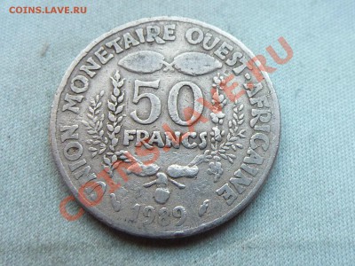 ЗАП.АФРИКАНСКИЙ СОЮЗ 50 франков 1989г. до 12.12.11 в 22-00 - MEMO0056.JPG
