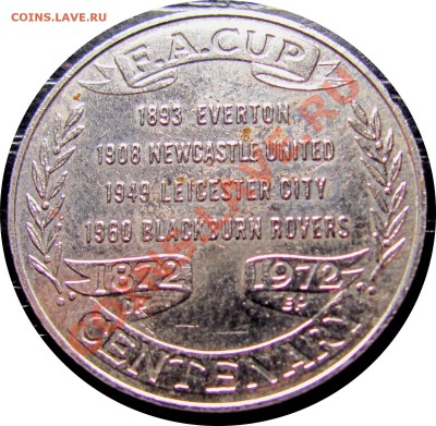 E86 Жетон Футбол FA CUP Wolverhampton 1972 до 12.12 в 22°° - E86 FA CUP TOKEN_2