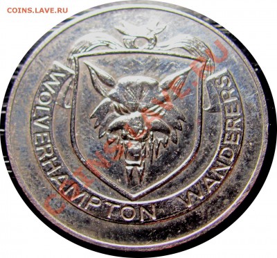E86 Жетон Футбол FA CUP Wolverhampton 1972 до 12.12 в 22°° - E86 FA CUP TOKEN_1
