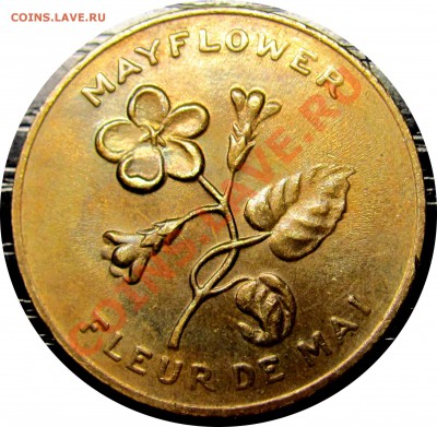 E88 Жетон "Nova Scotia Mayflower 1867" до 12.12 в 22°° - E88 NOVA SCOTIA token_2