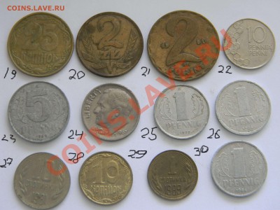Продам простые иностранные монеты по 10р - 5