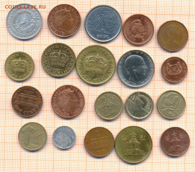 монеты разные 13 от 5 руб. фикс цена, до ухода в архив - лист 13а 001