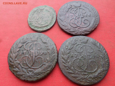 Денга 1766г., 2 копейки 1766,1790г. 3 шт. до 25.12.2022г. - SAM_6816.JPG