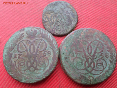 Елизавета 1757, 1758 г. 3 монеты до 25.12.2022 г. в 22.00 - SAM_6822.JPG