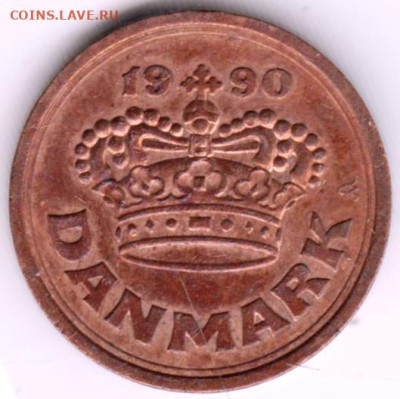 ДАНИЯ 50 эре 1990 г. до 31.12.22 г. в 23.00 - 024