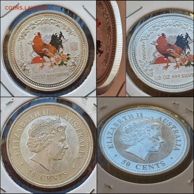 50 центов Год петуха 2005 год. Цветная Австралия. До 30.12 - IMG_20221224_192749