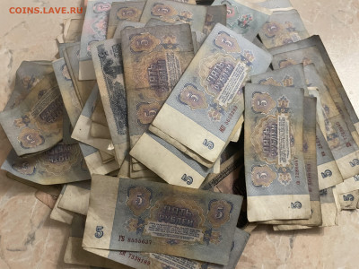 5 рублей 1961 года, 1000 шт. (россыпь) до 29.12.22 - B42DD657-530C-4ECD-9726-28457798E8B4