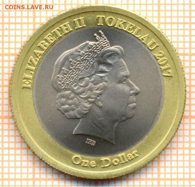 Описание лота: Токелау 1 доллар 2017 г., до 02.01.2023 г. в - токела 1а 001