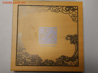 1дол 2012 О-ва Кука -Год дракона(к-кт 4шт), Ag999, до 06.01 - ЯЯ Год дракона 4шт-4