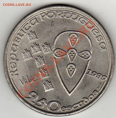 ПОРТУГАЛИЯ 250 ЭСКУДО 1989 ЮБИЛЕЙ-850 ДО 12.12-22Ч (1056) - img069