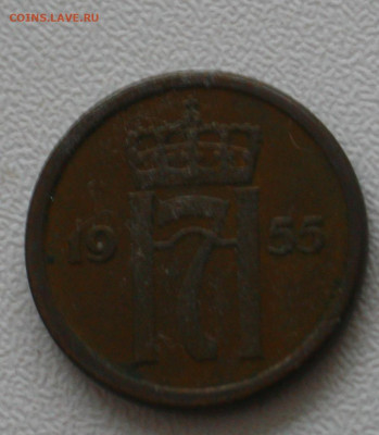 Норвегия 1 эре, 1955 с 30р до 07.01.2023 22.00 - _MG_2962.JPG