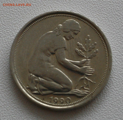 Германия 50 пфеннигов, 1990 с 20р до 07.01.2023 22.00 - _MG_2958.JPG