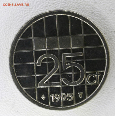 Нидерланды 25 центов, 1995 с 10р до  07.01.23 22.00 - _MG_3000.JPG