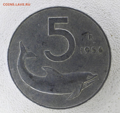 Италия 5 лир, 1954 с 10р до  07.01.23 22.00 - _MG_3118.JPG