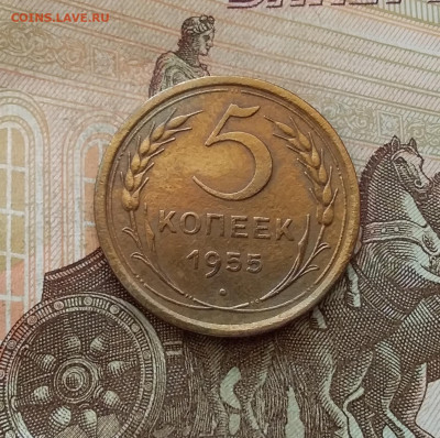 5 копеек 1955. До 7.01.23 в 22.00 - 20230102_134345