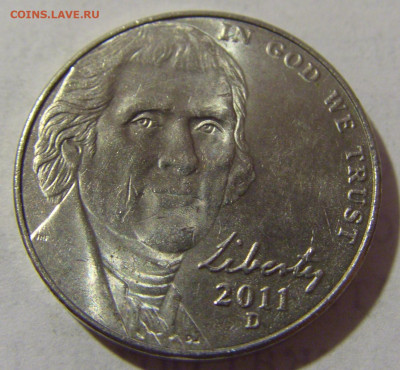 5 центов 2011 D США №1 08.01.2023 22:00 МСК - CIMG5876.JPG