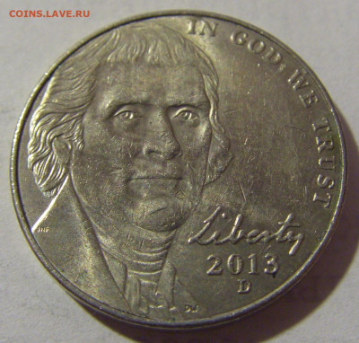 5 центов 2013 D США №1 08.01.2023 22:00 МСК - CIMG5888.JPG