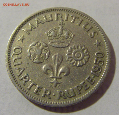 4 рупии 1950 Маврикий №1 08.01.2023 22:00 МСК - CIMG6101.JPG