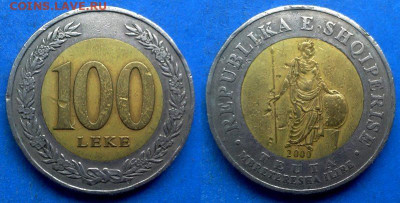 Албания - 100 леков 2000 года (БИМ) до 9.01 - Албания 100 леков, 2000 z
