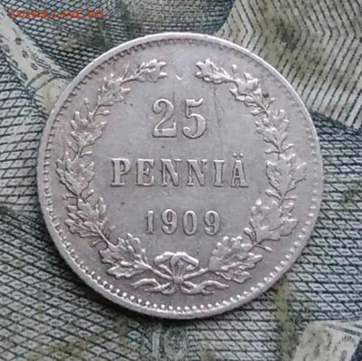 Русская Финляндия 25 пенни 1909 года до 06.01.2023 - IMG_20230103_173306