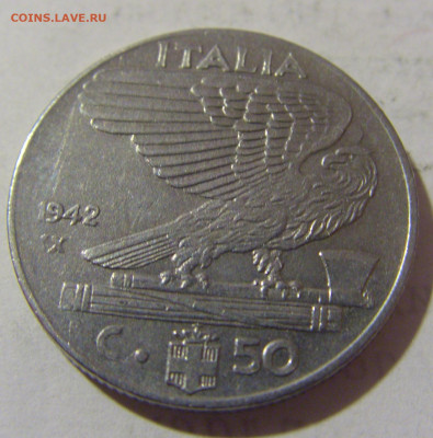 50 чентезимо 1942 Италия №1 11.01.23 22:00 М - CIMG8118.JPG