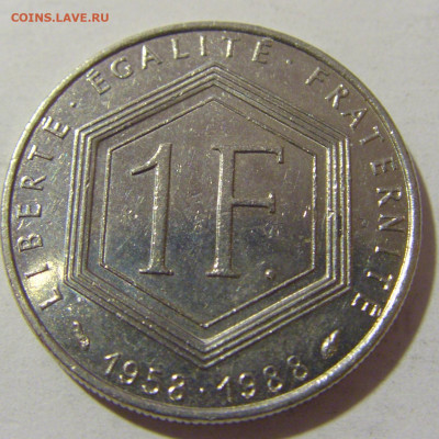 1 франк 1988 Шарль де Голль Франция №1 11.01.23 22:00 М - CIMG8210.JPG