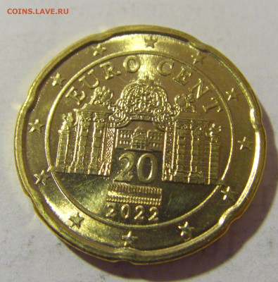 20 евроцентов 2022 Австрия №1 11.01.23 22:00 М - CIMG8280.JPG