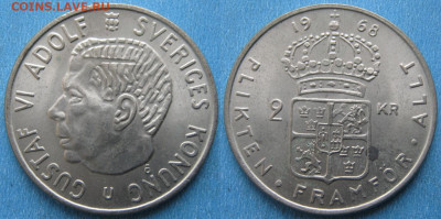 Швеция 2 кроны 1968 до 11-01-23 в 22:00 - Швеция 2 кроны 1968    201-к79-4485