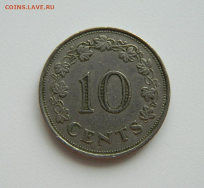 Мальта 10 центов 1972 г. (Корабль) с рубля! до 11.01.23 - DSCN5786.JPG