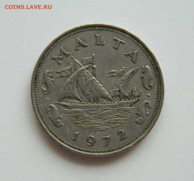 Мальта 10 центов 1972 г. (Корабль) с рубля! до 11.01.23 - DSCN5787.JPG