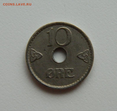 Норвегия 10 эре 1938 г. С рубля! до 12.01.23 - DSCN5889.JPG