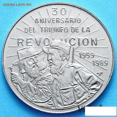 Досчитаем до 10 000 или более - coins_cuba_30_1_peso_1989-800x800