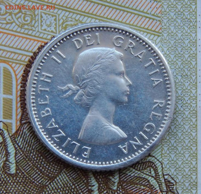 10 центов 1964 года. Канада. - DSCN9576.JPG