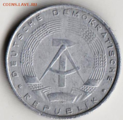 ГДР 5 пфеннигов 1968 г. до 13.01.23 г. в 23.00 - 014